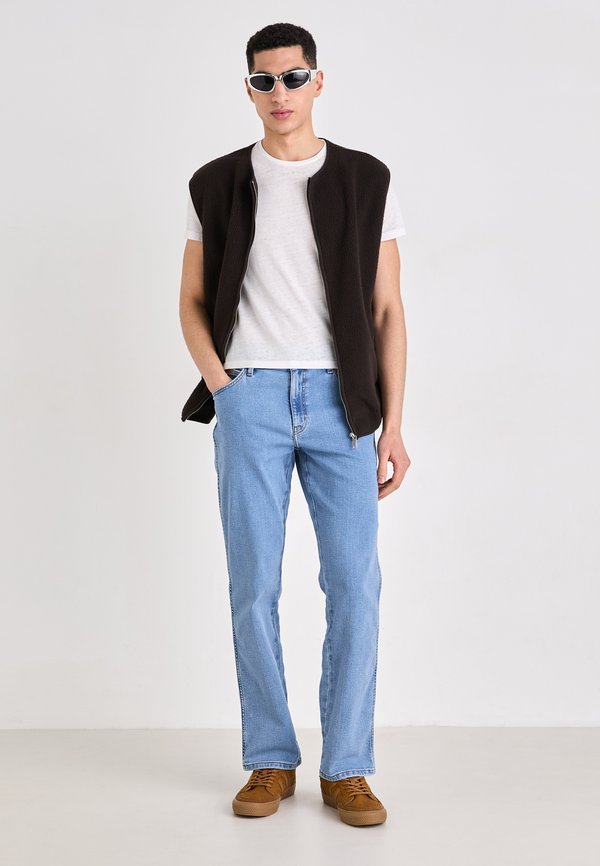 TEXAS - Straight leg jeans - skyline splash2