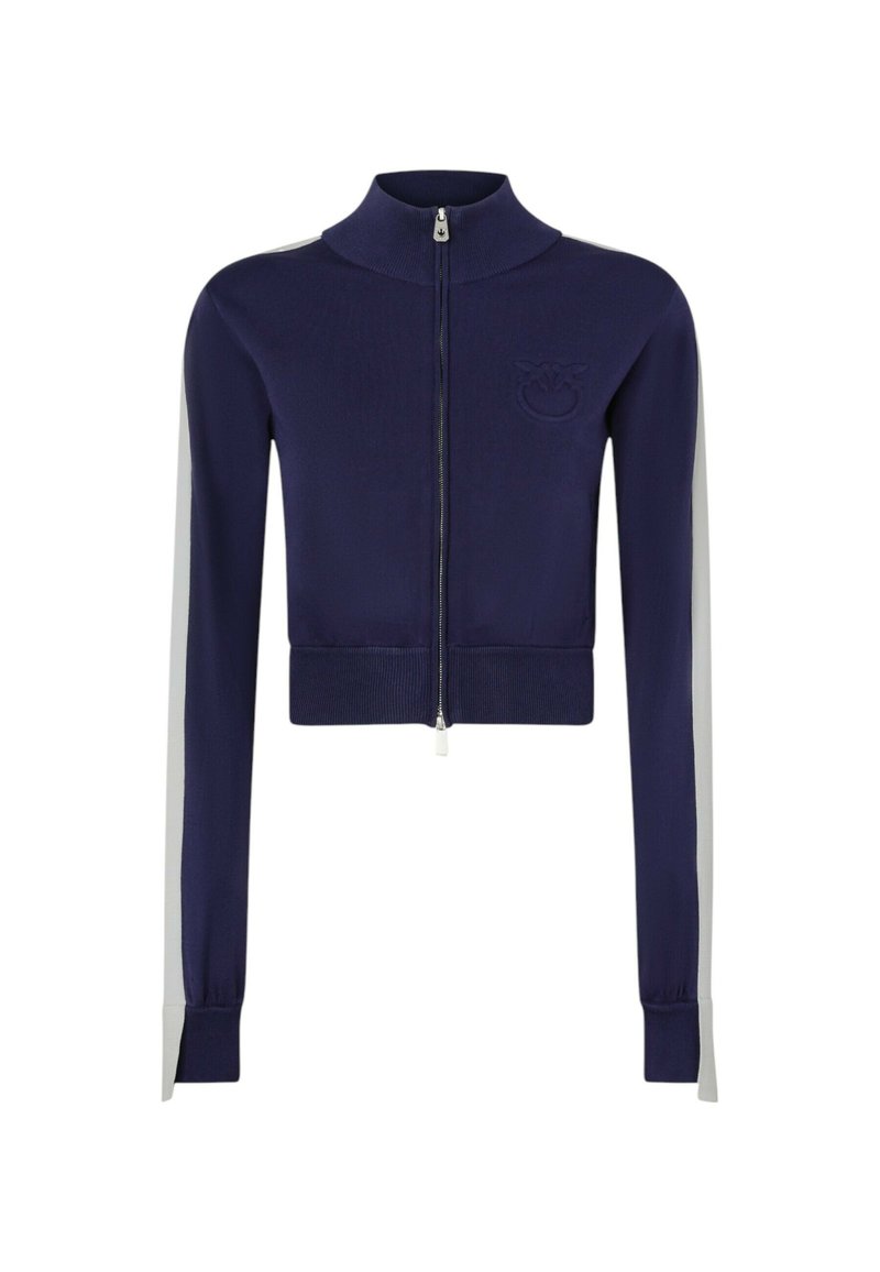 pinko Sweater met rits blauw