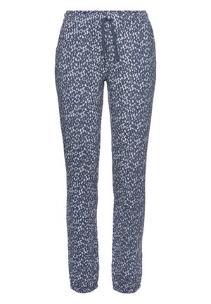LASCANA Pantaloni del pigiama - dunkelblau getupft