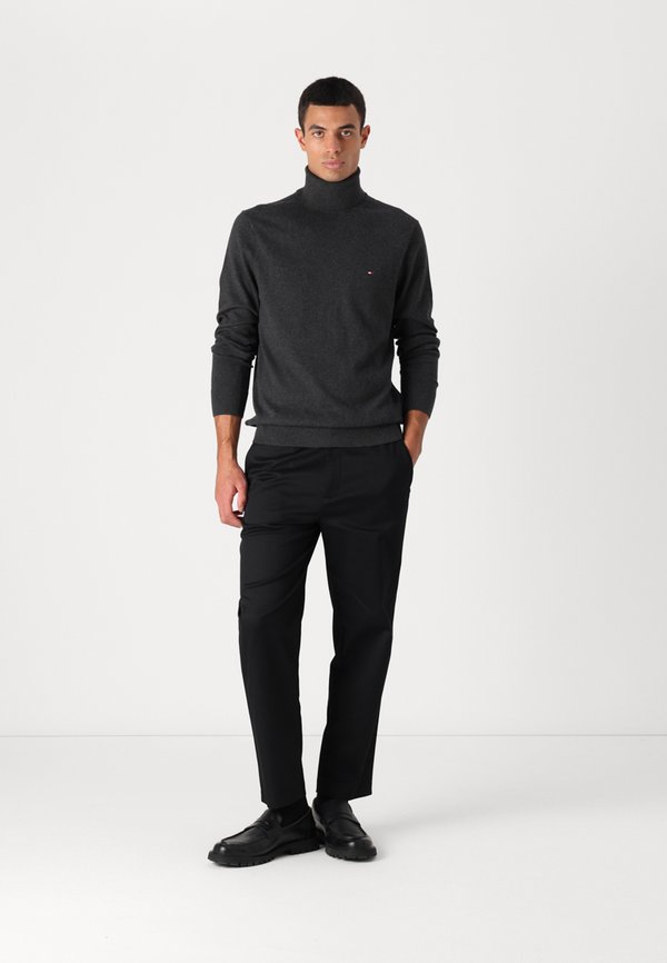 PIMA ROLL NECK - Jumper - anthrazit2