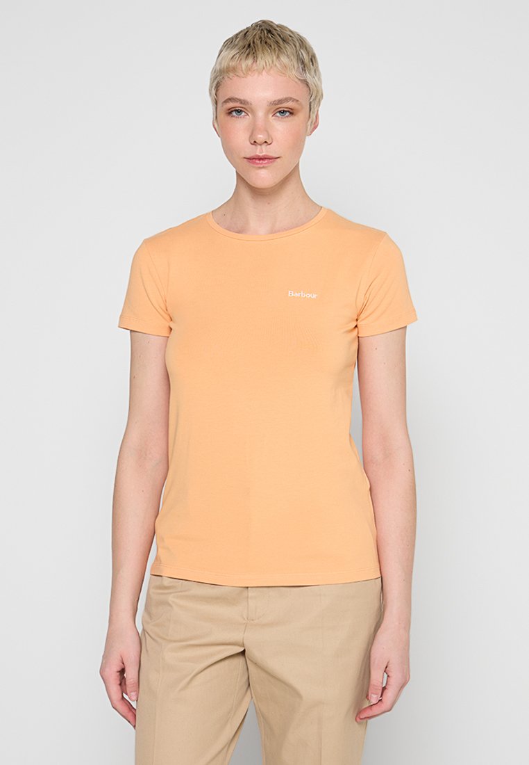 Barbour International T-shirt basic oranje