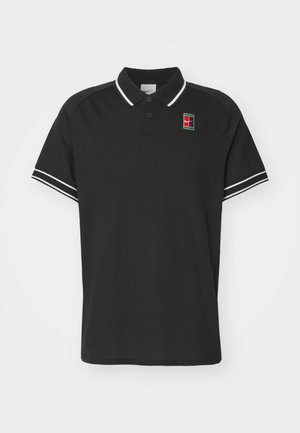 Nike Performance HERITAGE - Polo marškinėliai - black/white