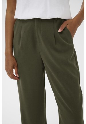 Kaffe KAMERLE BARREL - Pantaloni - forest night
