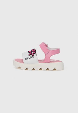 Sandales - white/pink/black