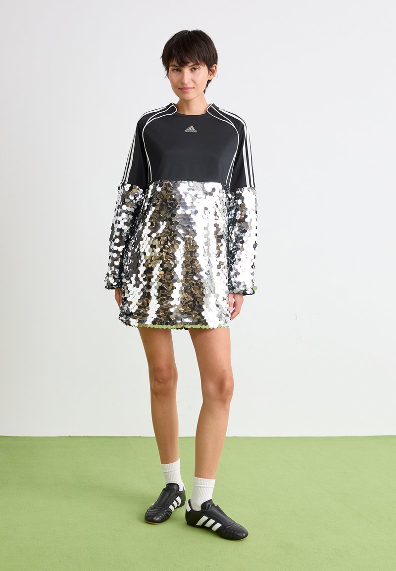 sequins dress adidas adidas Originals X Anna Isoniemi Sequin Soccer Maxi Dress in Green