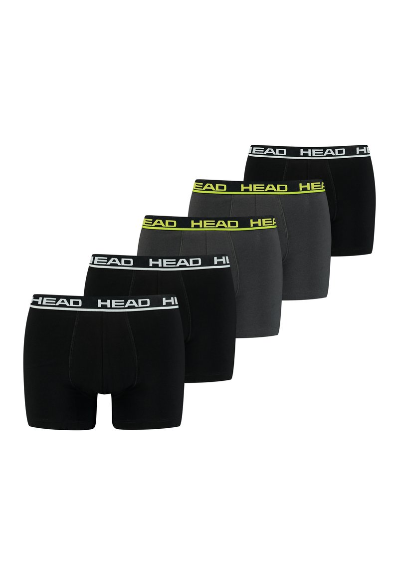 Head 5 PACK BASIC - Boxershorts - black   phantom