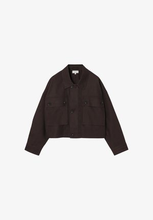 TATUUM, ARTICLE TAG: JACKET/COAT - ARTICLE NAME: SERENE - Καλοκαιρινό μπουφάν - dark brown