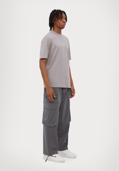 Emporio Armani Marškinėliai su spaudiniu - grey