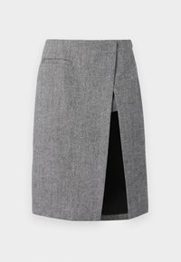 AYEN MIDI SKORT - Bleistiftrock - charcoal