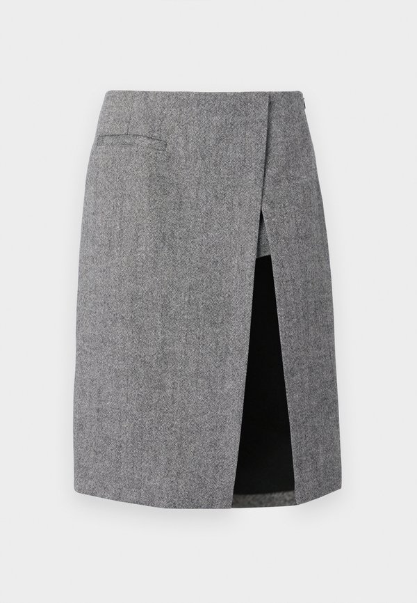 AYEN MIDI SKORT - Pencil skirt - charcoal3