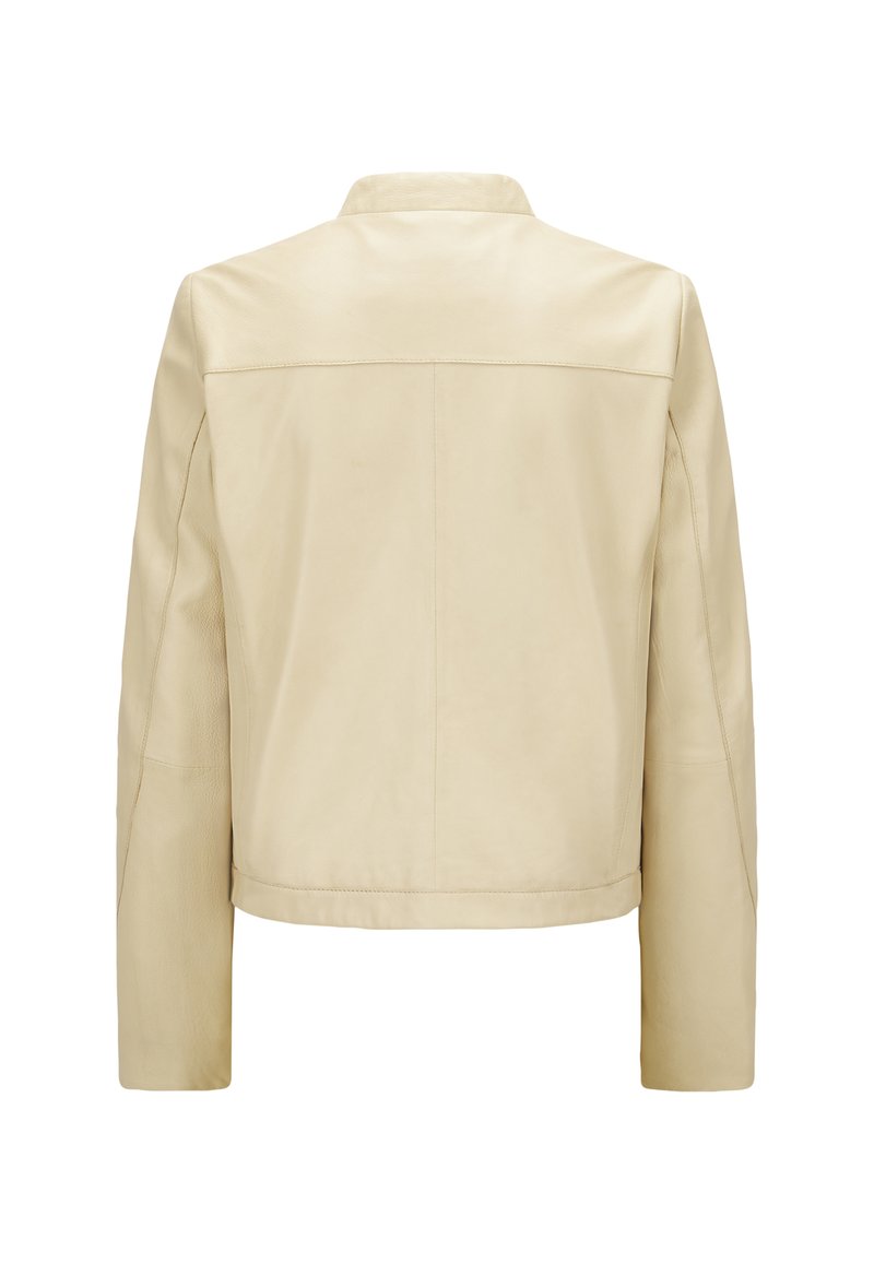 Milestone MSBritney Lederjacke hell beige/beige Zalando