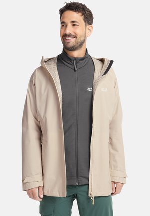 LITESTRIDE 3IN1 JKT M - Outdoorjacke - oyster