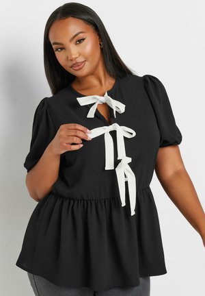 Yours Clothing Camicetta - black