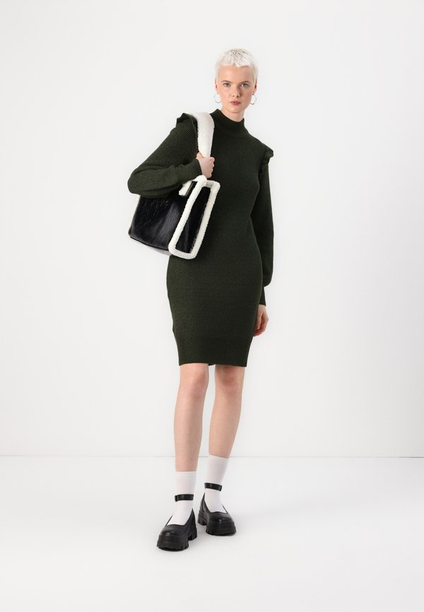 OBJMALENA RUFFLE DRESS - Jumper dress - duffel bag4