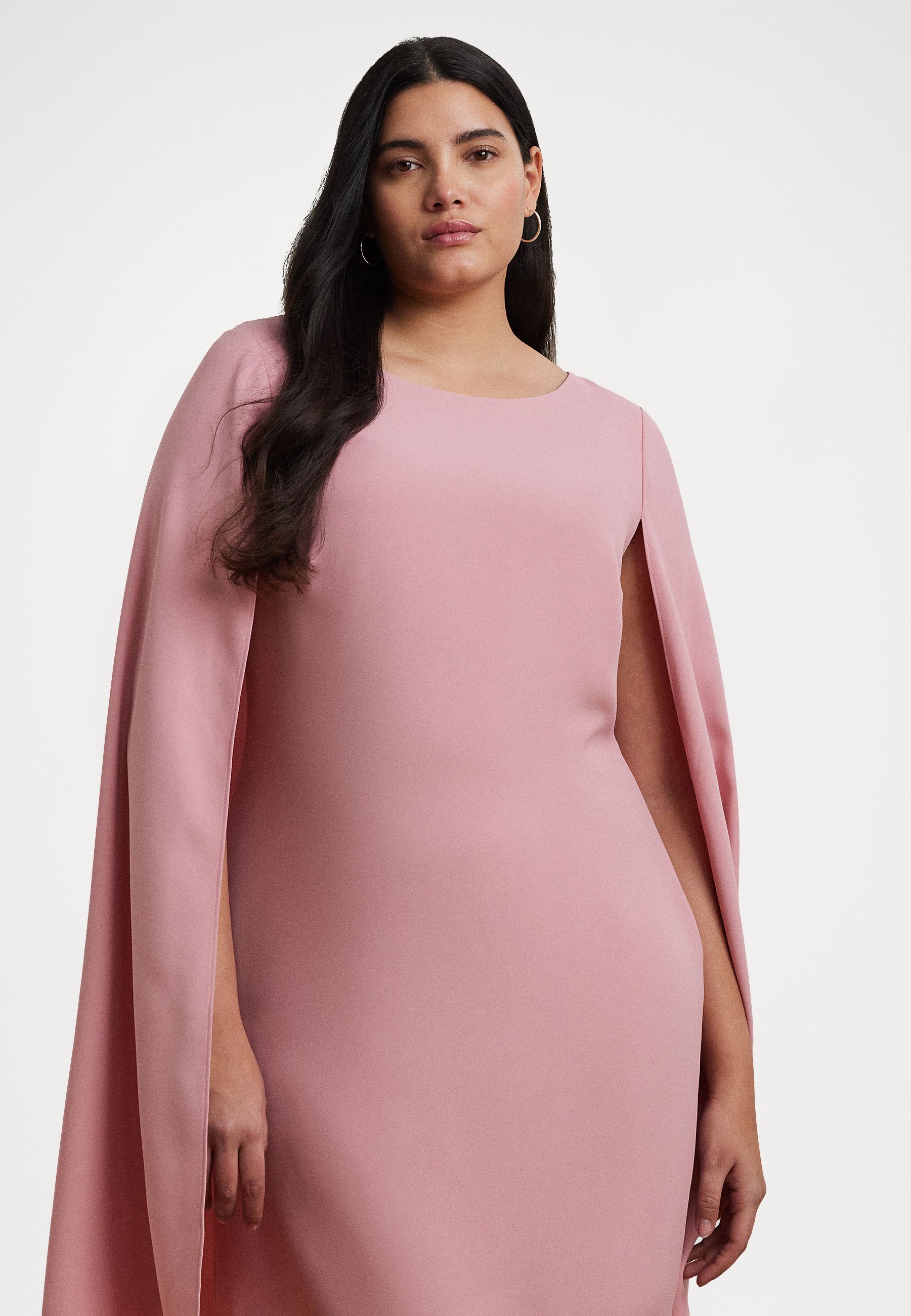 ralph lauren plus size cocktail dresses Lauren Ralph Lauren Twist-Front Crepe Cocktail Dress Women's Dress : 2