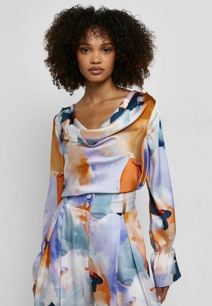 Blouse - blue bright