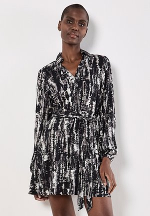 TIE DYE MINI - Blusenkleid - grey