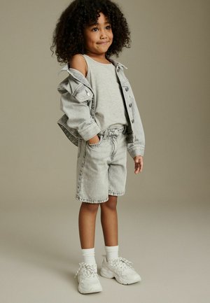 Next REGULAR FIT - Jeansshorts - grey denim