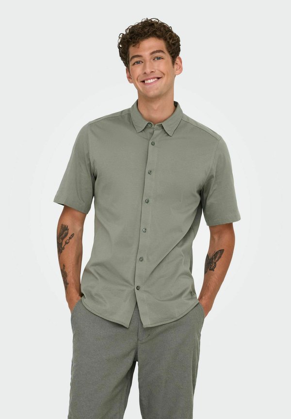 ROBIN - Hemd - castor gray