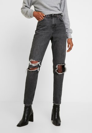 Relaxed fit jeans - black denim