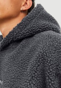 Jack & Jones JORVESTERBRO HOOD - Fleece jumper - asphalt