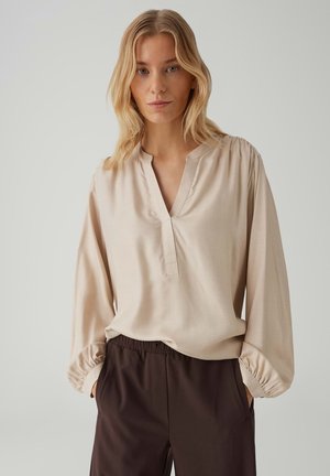 LOOSE FEMININE - Bluse - soft oat