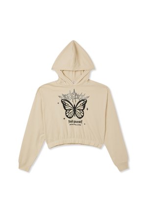 CROP - Bluza z kapturem