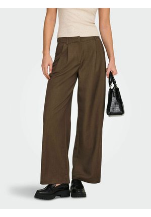 ONLHATTIE GERADE GESCHNITTEN - Kalhoty - slate black