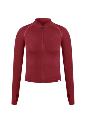 Smilodox, FULL ZIP TRAINING REVIA - Trainingsjacke - bordeaux