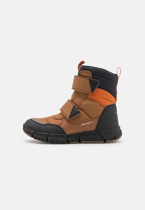 J FLEXYPER BOY B ABX - Vinterstøvler - brown/black