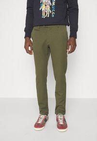 Les Deux COMO SUIT PANTS SEASONAL - Calças - olive night