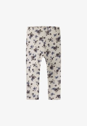 Name it, LEGGINGS RIB KNIT - Leggings - peyote melange