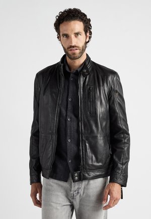 Leren jas - black