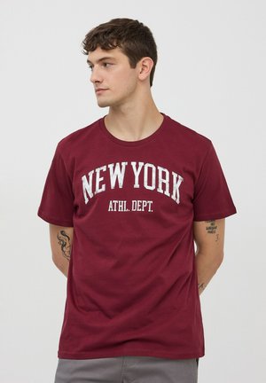 Terranova T-shirt con stampa - bordeaux