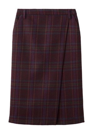 Falda cruzada - dark red