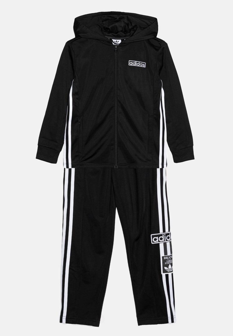 adidas Originals ADI BREAK HOODIE KIDS UNISEX SET  - Training jacket - black/white