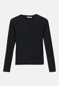 MILLAN - Tops ar garām piedurknēm - black