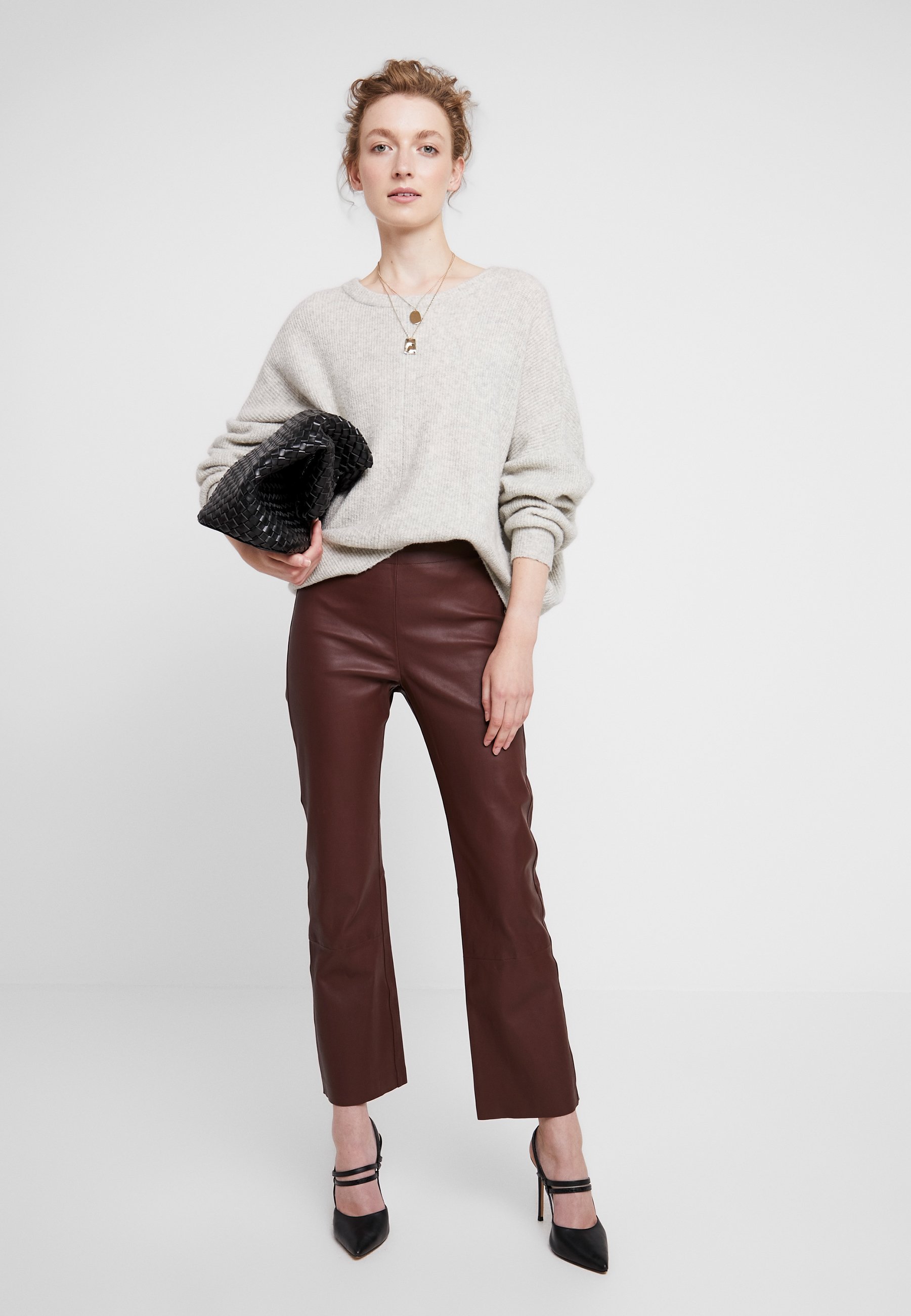 CEDAR PANT Skinnbukser bitter chocolate CEDAR PANT Skinnbukser bitter chocolate