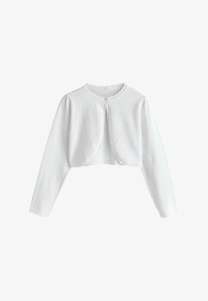 Next, REGULAR FIT - OCCASION SHRUG - Strickjacke - white