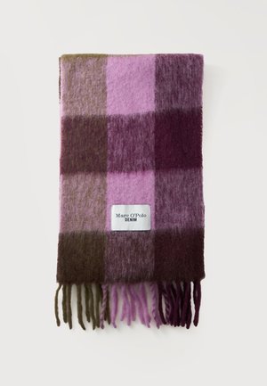 Marc O'Polo DENIM, WOVEN SCARVES, CHECK ARTWORK - Шал - purple/multi-coloured