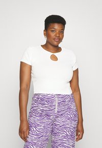 Even&Odd Curvy T-shirt básica - white