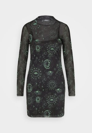 Noisy May NMCARRIE HIGHNECK DRESS - Vestito casual - black