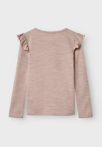 Name it MIT LANGEN ÄRMELN SLIM FIT - Stickad tröja - shadow gray