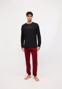 Calvin Klein Underwear TEE JOGGER ICON STRETCH - Set lenjerie de noapte - black