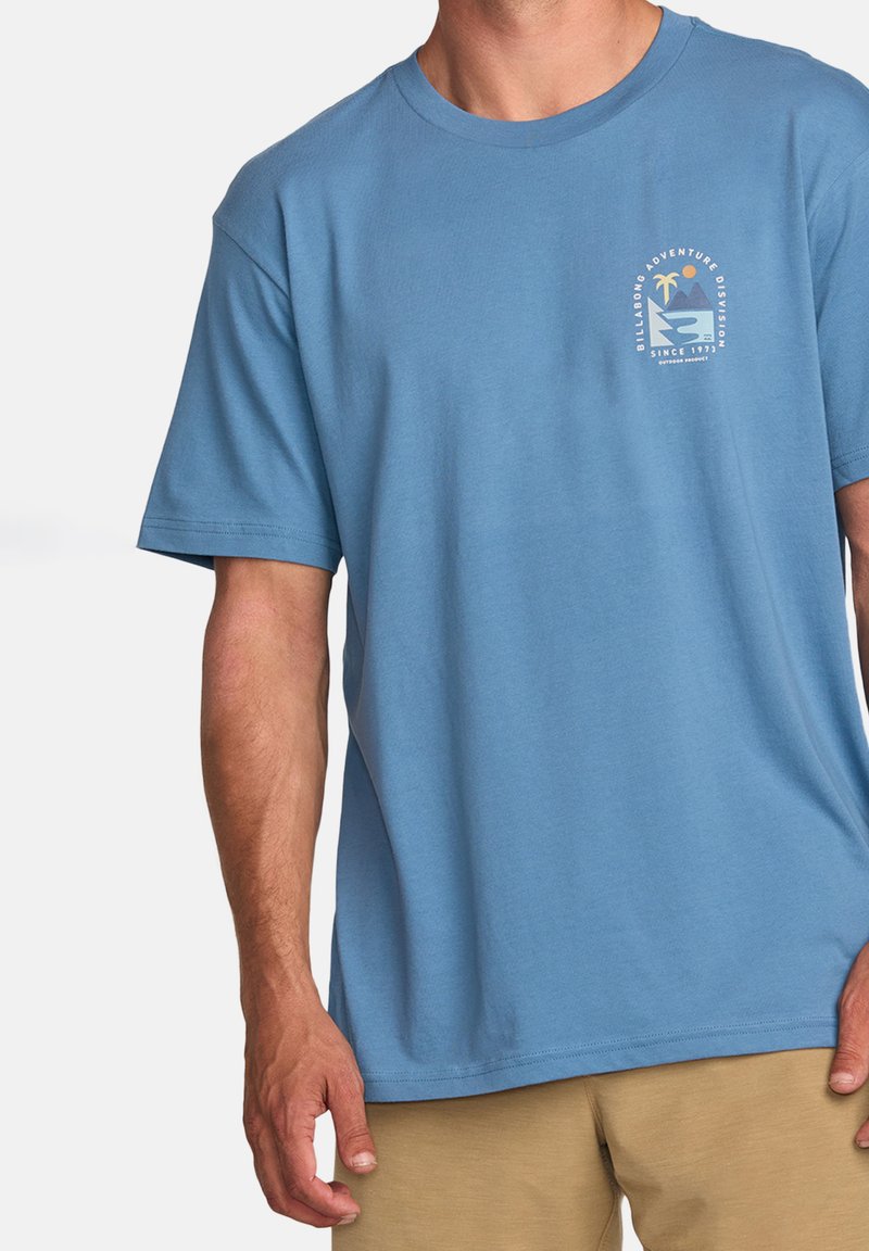 Maglietta Donna Sunshine Retro Wander – Girocollo, Stampa Lettera, Morbida, Taglie S-XXL, Blu, Regalo Ideale - 4