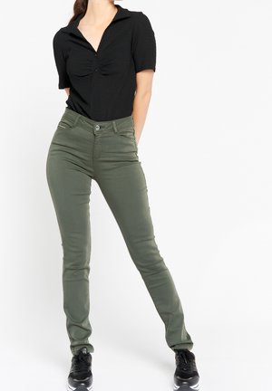 Slim fit jeans - khaki