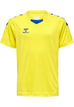 CORE - Sport T-Shirt - blazing yellow/true blue