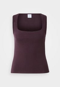 BASIC SQUARE - Top - deep plum