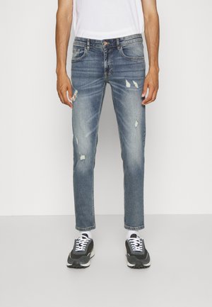 Redefined Rebel RRSTOCKHOLM - Džíny Slim Fit - artsy blue