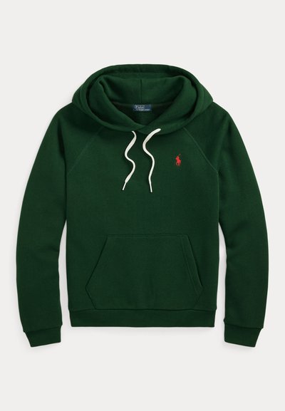 Polo Ralph Lauren SHRUNKEN FIT FLEECE HOODIE - Mikina s kapucňou - college green